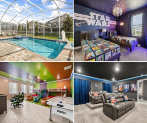 Disney Vacation Getaway 6bd Villa w Pool